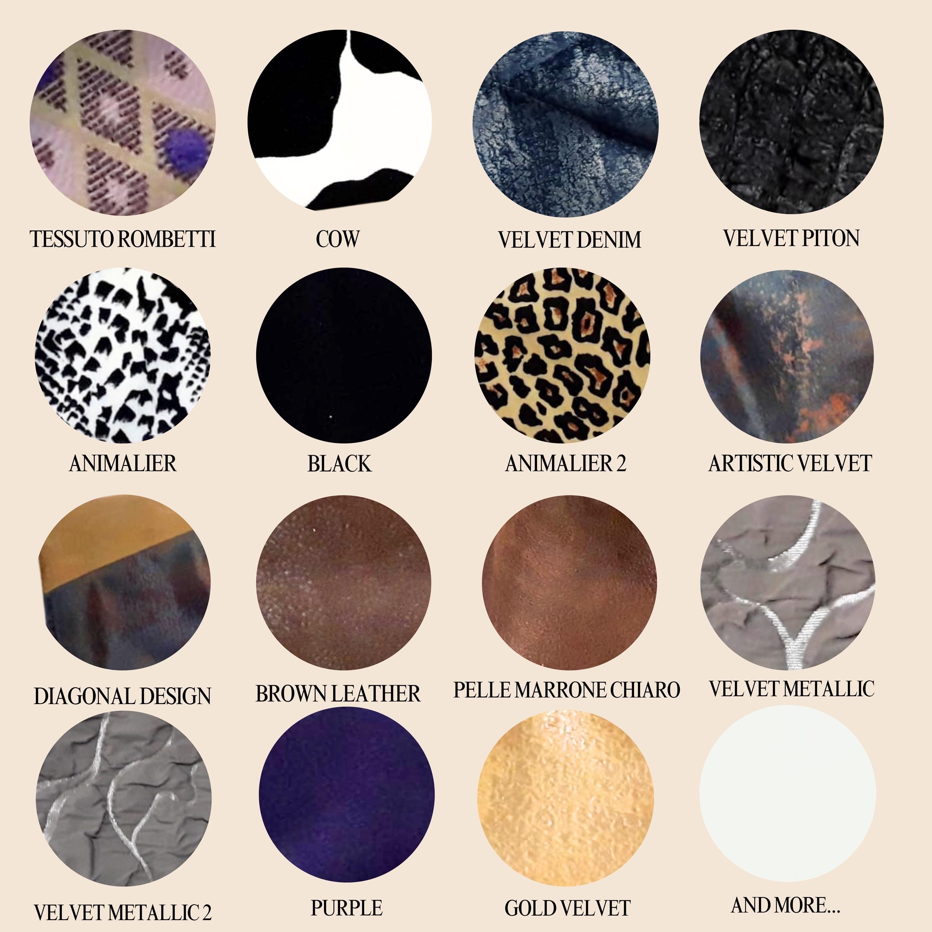 Handmade Italian Leather and Velvet Purse - Personalizable Clutch, Iconic Sling Bag and Tote Bag - Elegant and Versatile, Perfect Gift