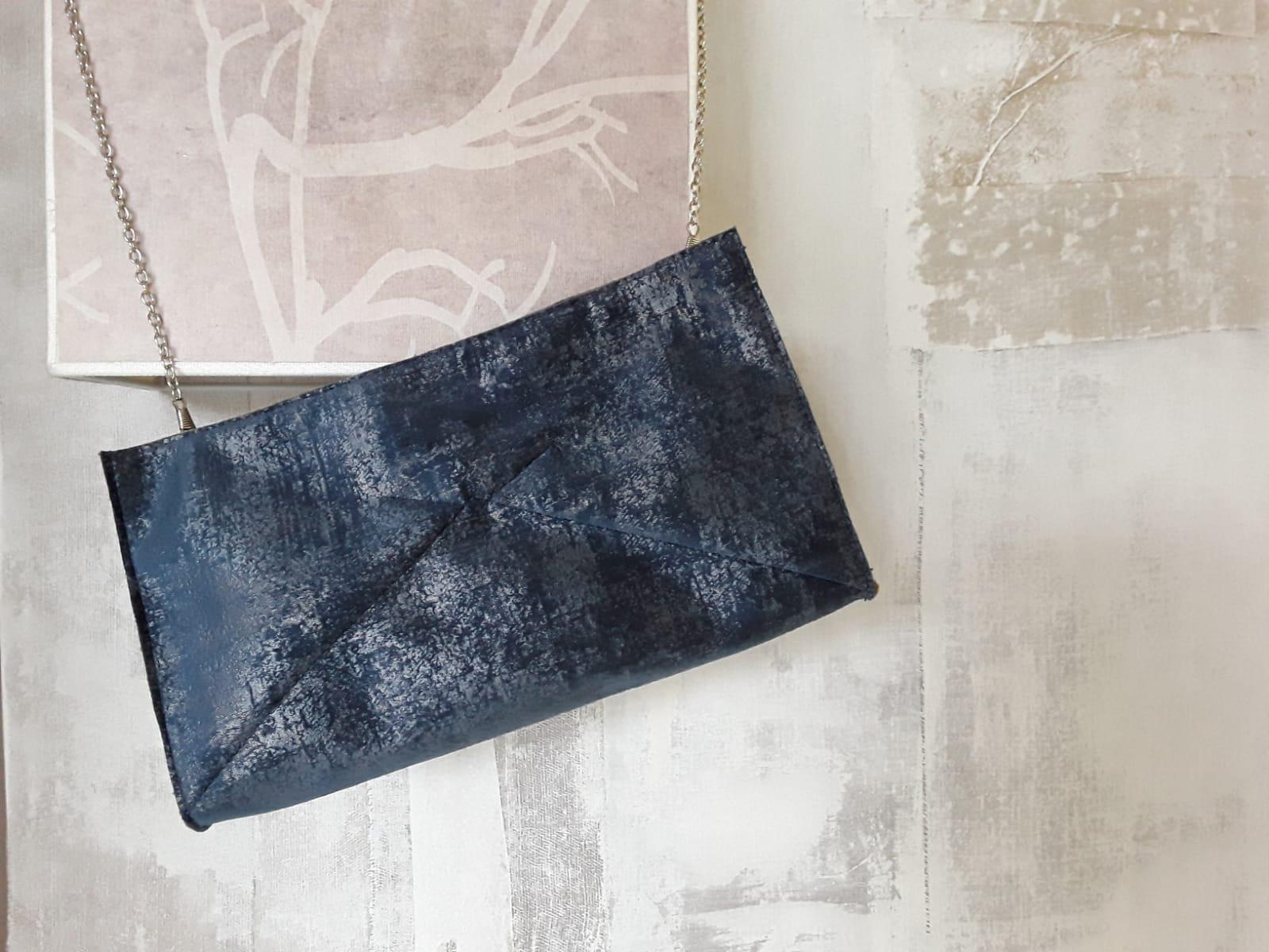 Handbag Leather Bag Tote & Sling Bag - Handmade Denim Design Purse for Women, Stylish Leather Sling Bag, Unique Tote Bag