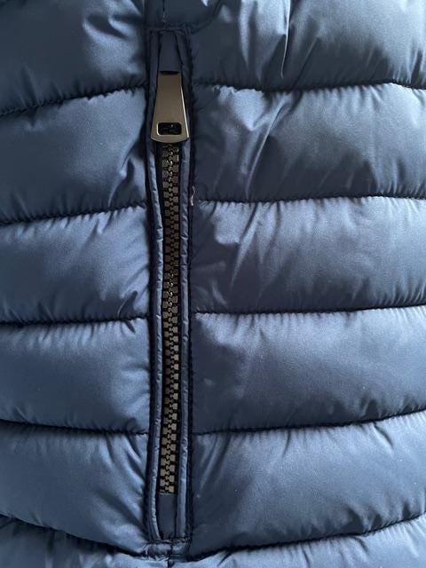 BOMBER Trapuntato Ecodown® Giacca Imbottita | Chiusura Zip, 2 Tasche, Vestibilità Regolare, Misura 56 in Microfibra Avio