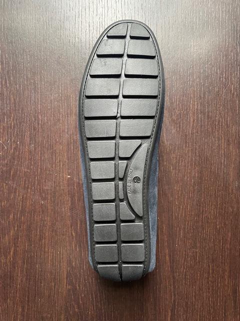 Mocassino Car Blu Navy in Pelle Scamosciata, Scarpe da Uomo, Calzatura Regolare, Comfort e Stile, Misura 43