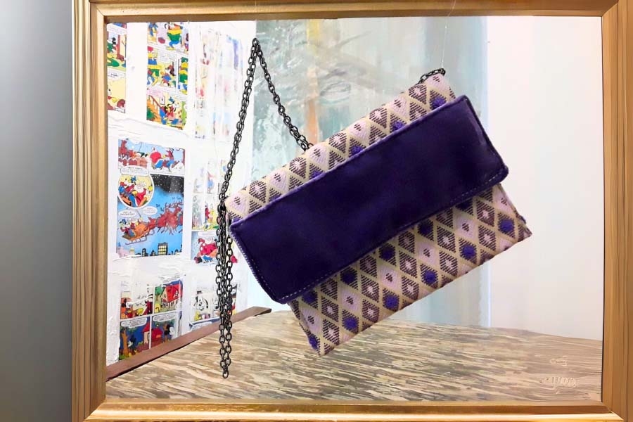 Borsetta viola : purple elegance